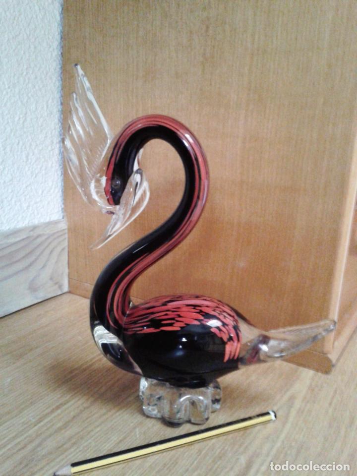 Antig&uuml;edades: Ave de Murano vidrio multicolor. 26cm. de alto - Foto 4