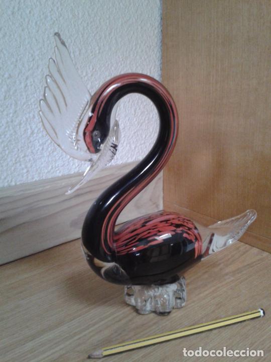 Antig&uuml;edades: Ave de Murano vidrio multicolor. 26cm. de alto - Foto 1