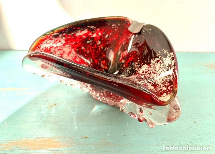 Antig&uuml;edades: CRISTAL MURANO CENICERO - Foto 5