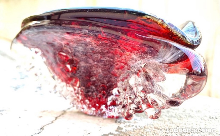 Antig&uuml;edades: CRISTAL MURANO CENICERO - Foto 6