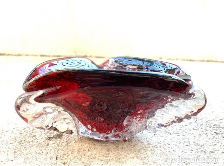 Antig&uuml;edades: CRISTAL MURANO CENICERO - Foto 7