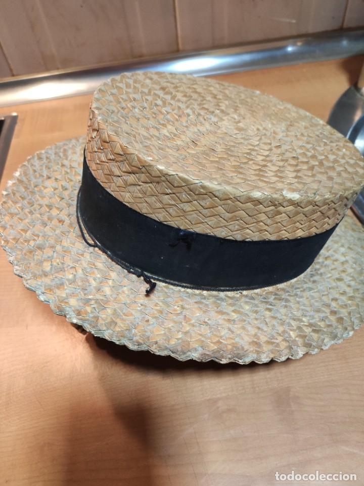 autentico sombrero canotier años 20 - talla - Compra venta en todocoleccion