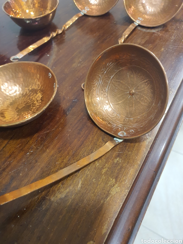 Antig&uuml;edades: Lote de articulos en cobre - Foto 7