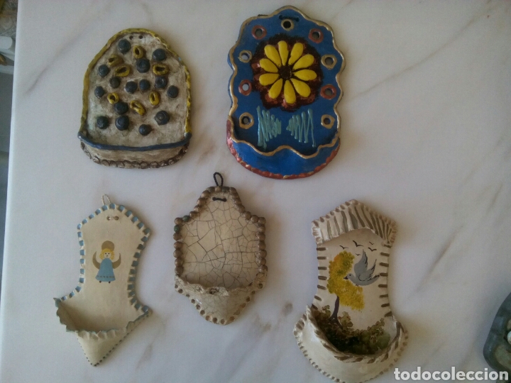 Antig&uuml;edades: Lote quince benditeras - Foto 5