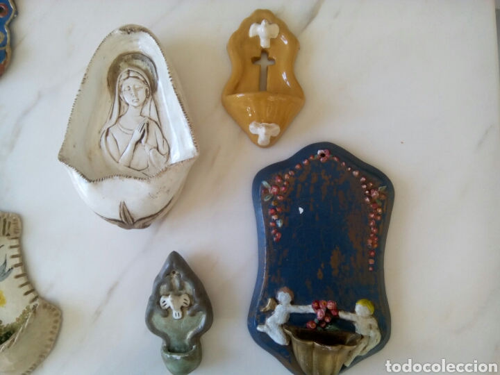 Antig&uuml;edades: Lote quince benditeras - Foto 6