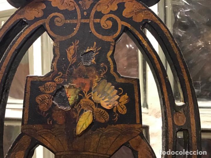 Antig&uuml;edades: SILLA DE MARQUETER&Iacute;A S. XIX - Foto 8