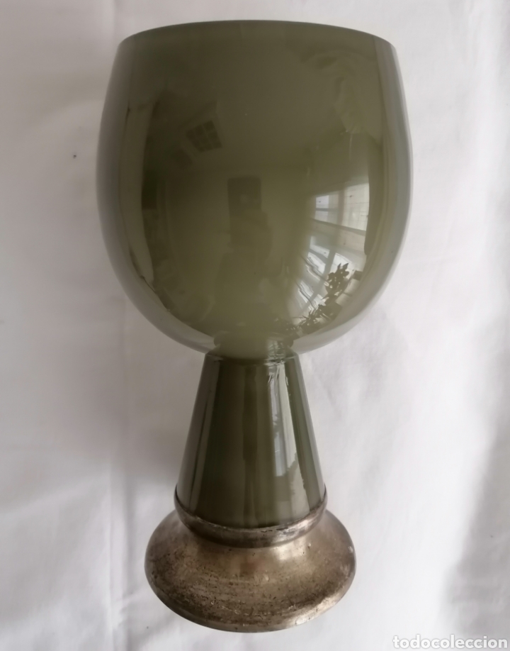 Antig&uuml;edades: Antigua Copa Opalina y Plata. - Foto 10