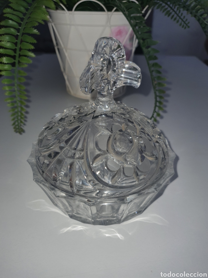 Antig&uuml;edades: 2 piezas bomboneras cristal . - Foto 2