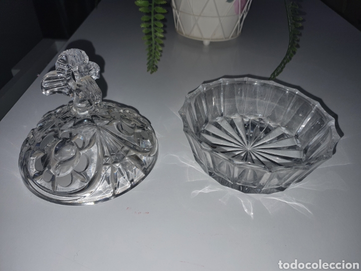 Antig&uuml;edades: 2 piezas bomboneras cristal . - Foto 3