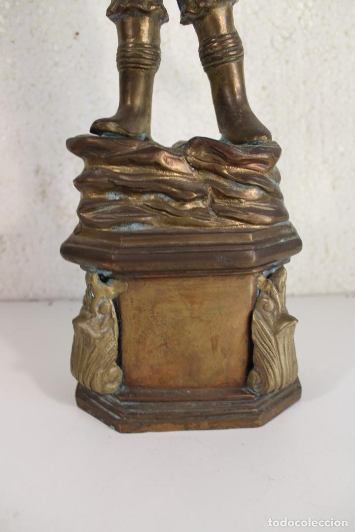 Antig&uuml;edades: FIGURA DE LATON - Foto 6
