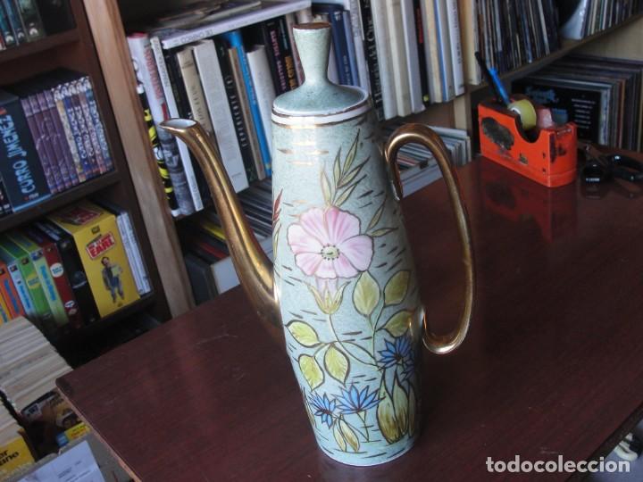 Antig&uuml;edades: cafetera DECORAT MANUAL ceramica - Foto 2