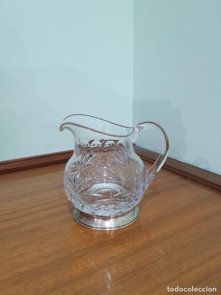 jarra de agua (cristal y plata) - Buy English crystal and glass on  todocoleccion