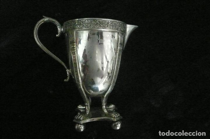 Antig&uuml;edades: JARRA de 1900. A.G. DUFVA. Estocolmo. Silver plated. - Foto 1