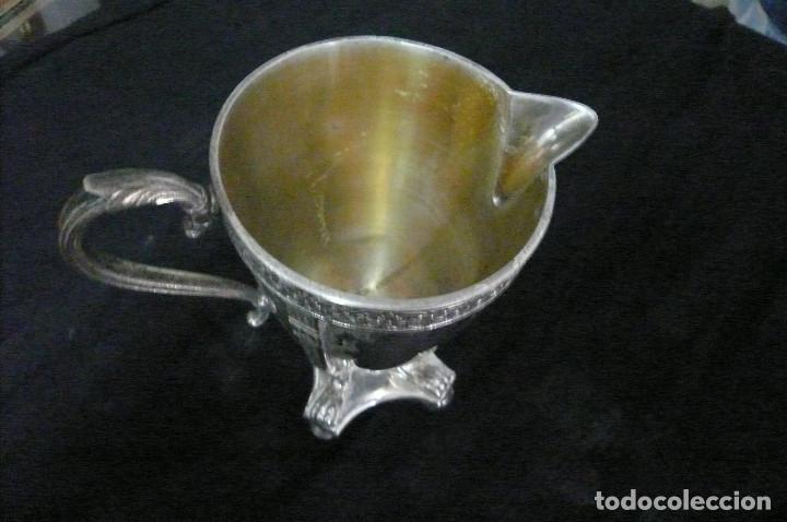 Antig&uuml;edades: JARRA de 1900. A.G. DUFVA. Estocolmo. Silver plated. - Foto 2