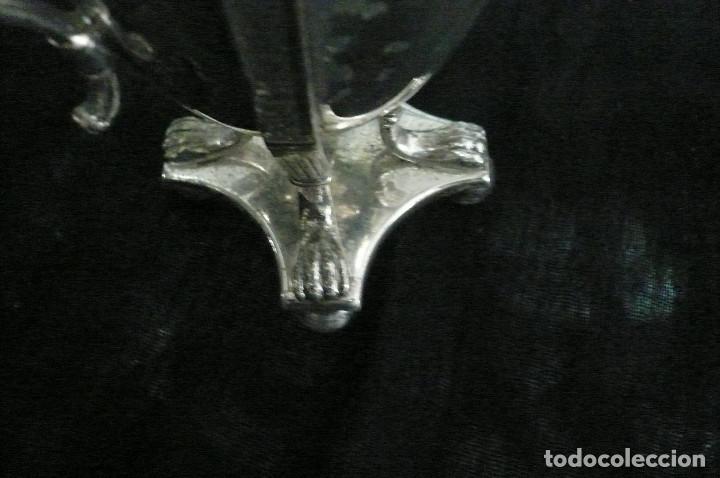 Antig&uuml;edades: JARRA de 1900. A.G. DUFVA. Estocolmo. Silver plated. - Foto 3
