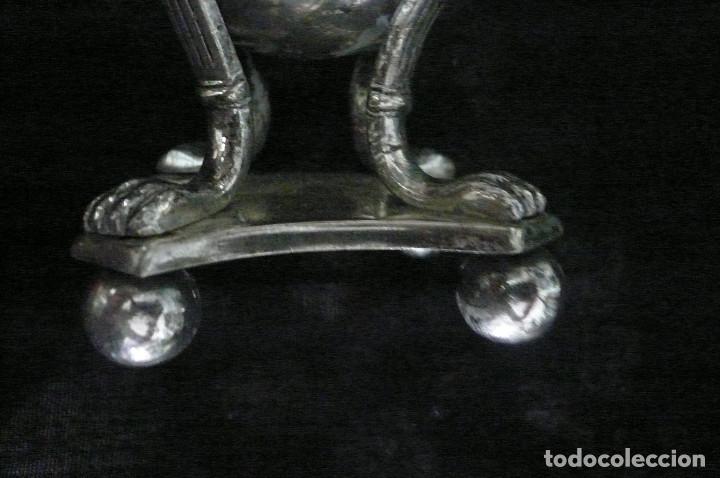 Antig&uuml;edades: JARRA de 1900. A.G. DUFVA. Estocolmo. Silver plated. - Foto 5