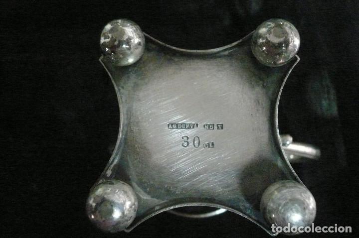 Antig&uuml;edades: JARRA de 1900. A.G. DUFVA. Estocolmo. Silver plated. - Foto 6