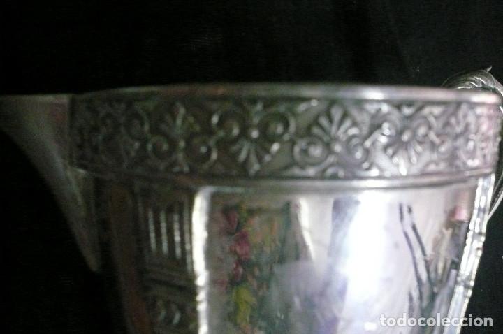 Antig&uuml;edades: JARRA de 1900. A.G. DUFVA. Estocolmo. Silver plated. - Foto 10