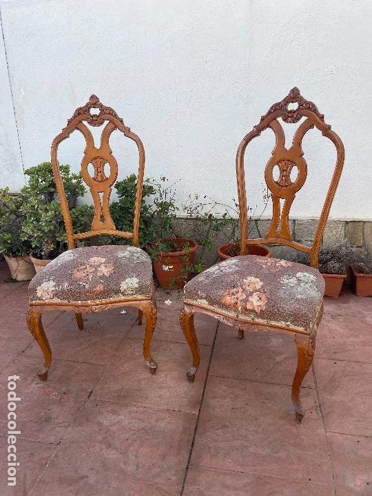Antig&uuml;edades: 2 sillas antiguas - Foto 1