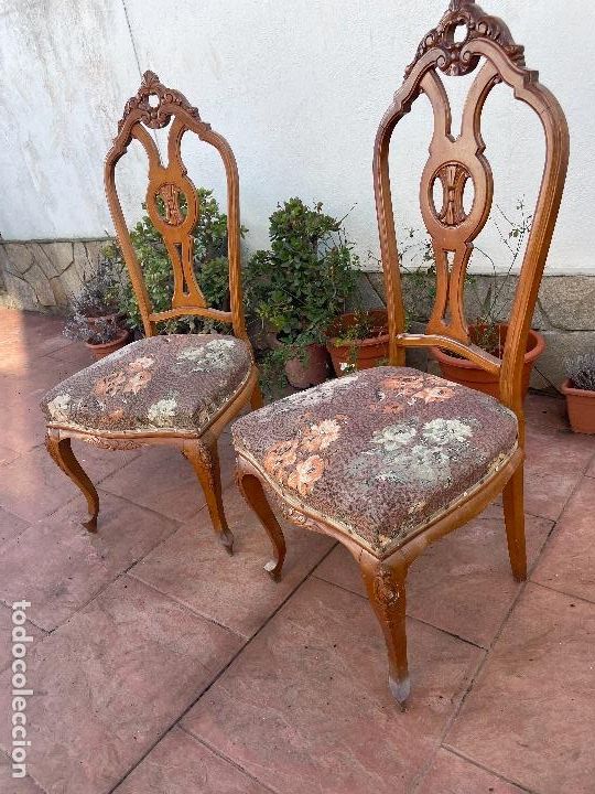 Antig&uuml;edades: 2 sillas antiguas - Foto 2