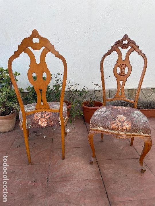 Antig&uuml;edades: 2 sillas antiguas - Foto 6