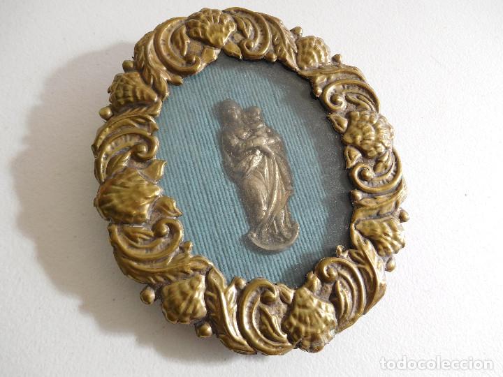 Antig&uuml;edades: Antiguo portapaz virgen - Foto 2