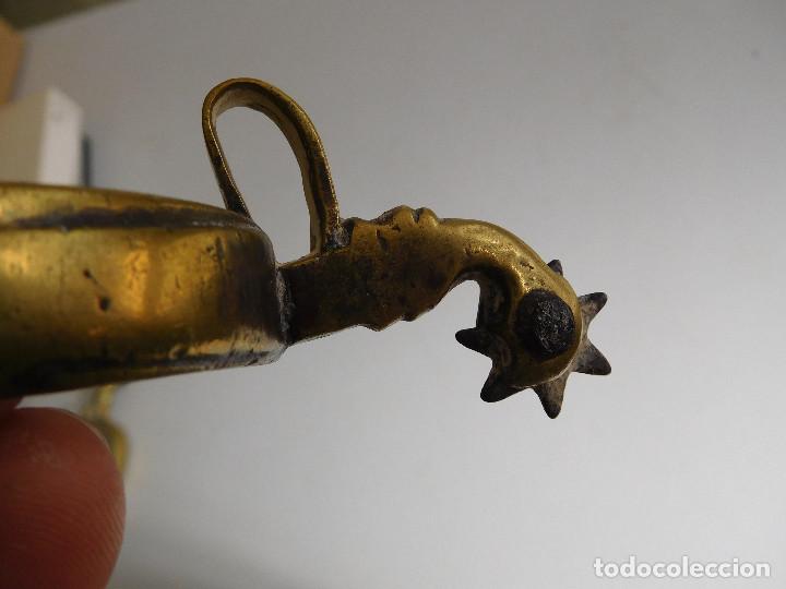 Antig&uuml;edades: Espuela antigua de bronce 2 - Foto 2