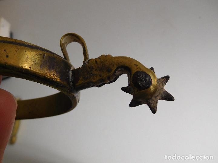 Antig&uuml;edades: Espuela antigua de bronce 2 - Foto 3