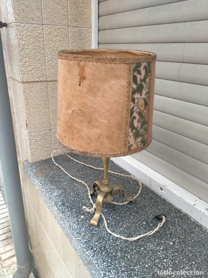 Antiques: L&Aacute;MPARA DE PANTALLA Y BRONCE
