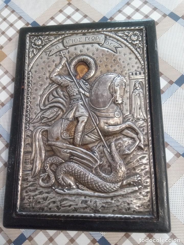 Antig&uuml;edades: Icono griego en plata - Foto 2
