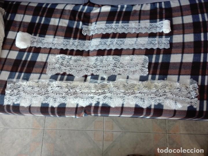 Antig&uuml;edades: Lote de remates en blanco - Foto 1