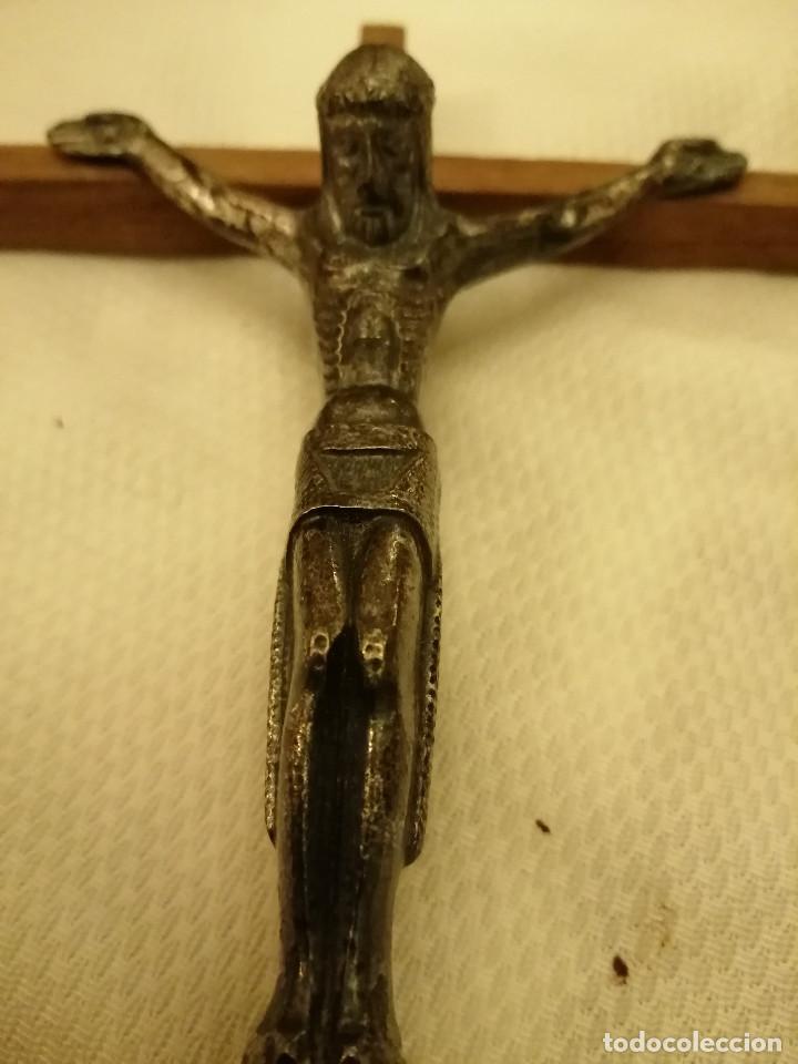 Antig&uuml;edades: CRUZ DE MADERA Y METAL - Foto 4