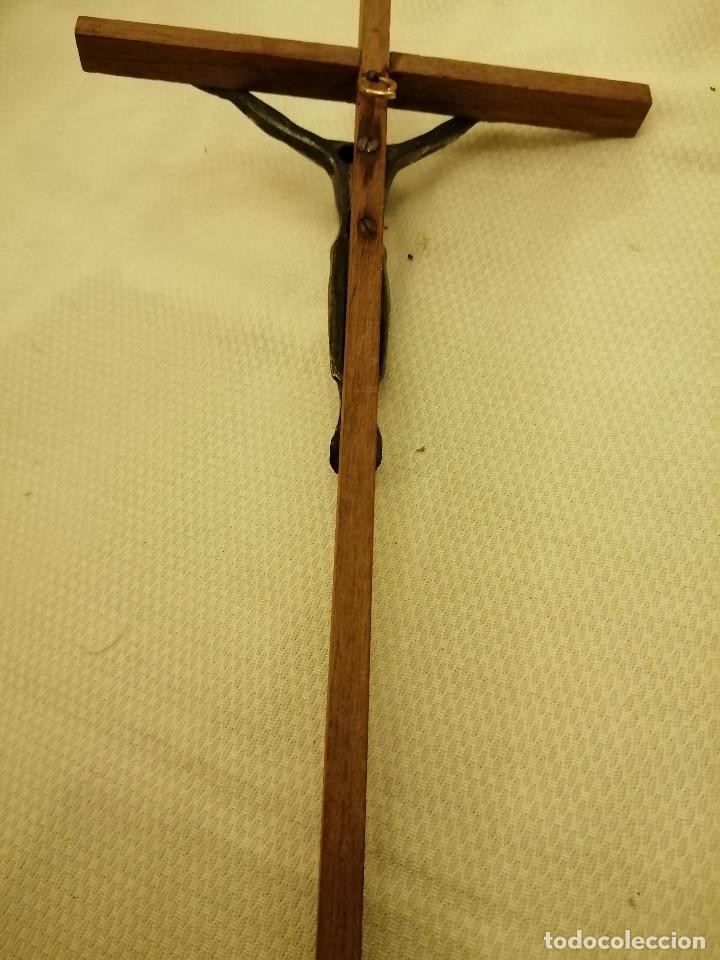 Antig&uuml;edades: CRUZ DE MADERA Y METAL - Foto 6