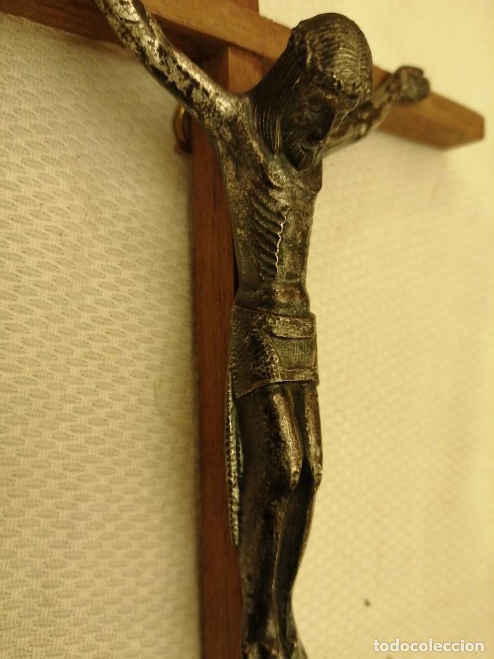Antig&uuml;edades: CRUZ DE MADERA Y METAL - Foto 8