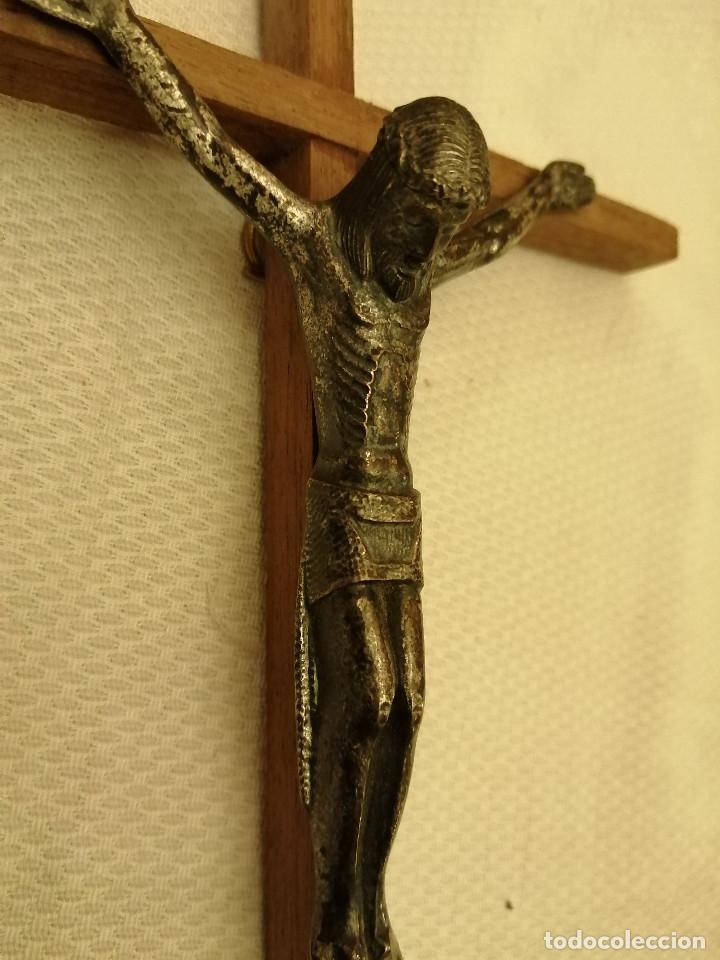 Antig&uuml;edades: CRUZ DE MADERA Y METAL - Foto 9