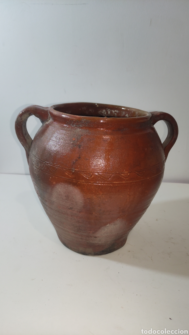 Antig&uuml;edades: Jarra,olla.orza barro - Foto 1