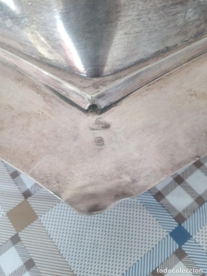 Antig&uuml;edades: Preciosa benditera modernista en plata - Foto 3