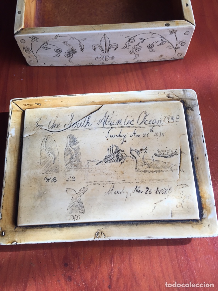 Antig&uuml;edades: Caja pintada - Foto 2
