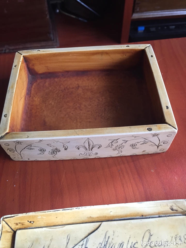 Antig&uuml;edades: Caja pintada - Foto 3