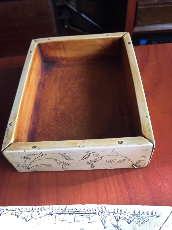 Antig&uuml;edades: Caja pintada - Foto 4