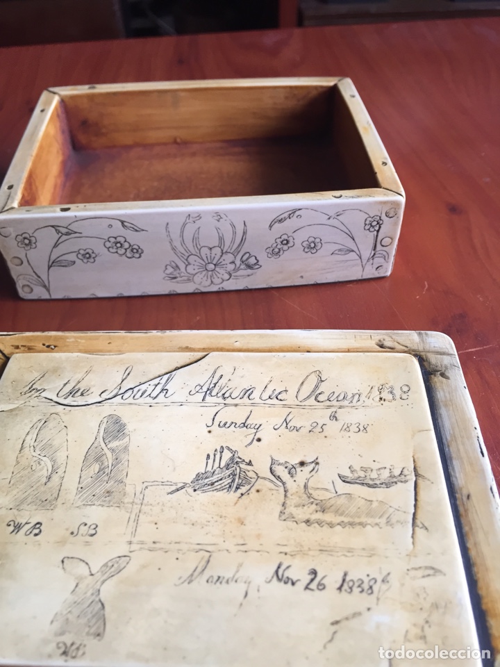 Antig&uuml;edades: Caja pintada - Foto 12