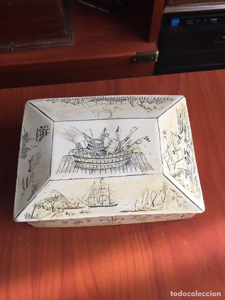Antig&uuml;edades: Caja pintada - Foto 1