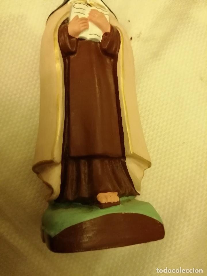 Antig&uuml;edades: FIGURA DE SANTA EN TERRACOTA - Foto 3