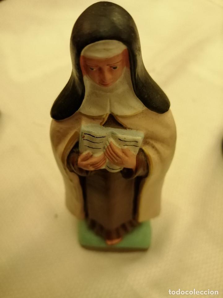 Antig&uuml;edades: FIGURA DE SANTA EN TERRACOTA - Foto 6