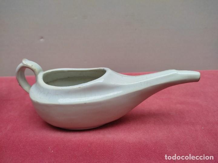 Antig&uuml;edades: antigua salsera ceramica - Foto 2