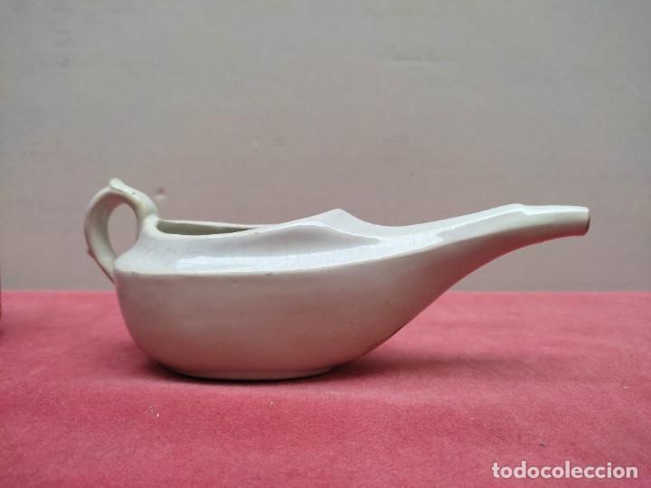 Antig&uuml;edades: antigua salsera ceramica - Foto 3