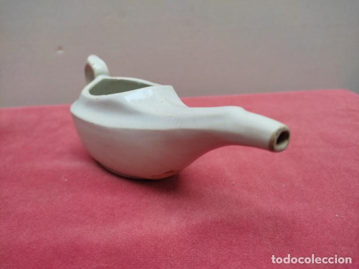 Antig&uuml;edades: antigua salsera ceramica - Foto 4