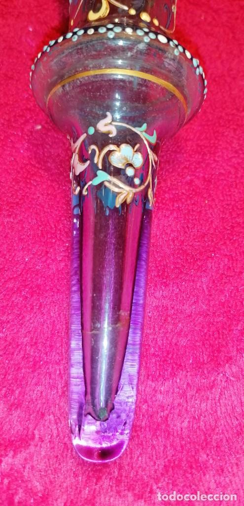 Antig&uuml;edades: FLORERO ANTIGUO CON ESMALTES - Foto 20