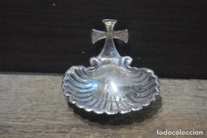 Antig&uuml;edades: CONCHA DE BAUTISMAR BAUTIZAR DE PLATA - Foto 4