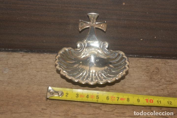Antig&uuml;edades: CONCHA DE BAUTISMAR BAUTIZAR DE PLATA - Foto 11